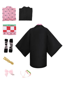 Halloween costume new anime demon killer cosplay Tanjiro Nezuko cosplay children Shinobu costume Japanese anime Halloween costum