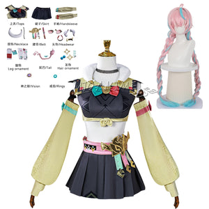 in stock 2025 Game Genshin Impact Varesa Cosplay Costume Full Set Uniform Outfis Varesa Cosplay Costume Role Play Props xs-xxxl