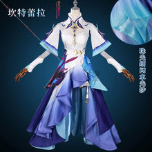 Load image into Gallery viewer, Cantarella Cosplay Wuthering Waves Costumes Sexy Women&#39;s Dress 100cm Long Purple Blue Cantarella Role-play Wigs Shoes Prop Suits
