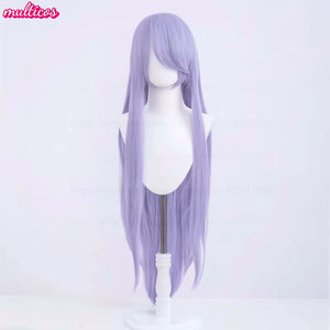 High Quality Anime 100Cm Long Staight Cosplay Wig Black White Red Pink Brown Gold Blue Blonde Purple Heat Resistant Hair Wigs