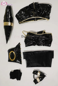 Anime Umbreon Bunny Cosplay Costume Women Kawaii Sexy Leather Bodysuit Socks Hairband Suit Little bee Jumpsuit Halloween Clothes