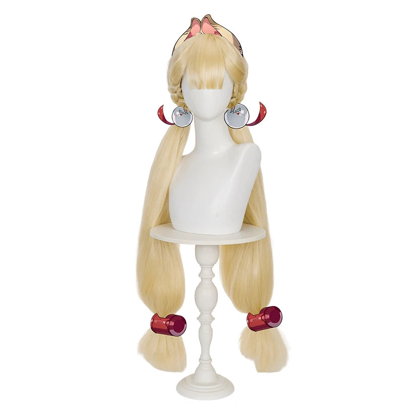 UWOWO Alice Wig Game Zenless Zone Zero ZZZ Alice Cosplay Wig Alice Thymefield Wig Gold Hair Long Hair Halloween Wig