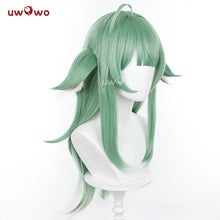 Load image into Gallery viewer, IN STOCK UWOWO Honkai Star Rail Huohuo Cosplay Wig HSR Huo Huo Cosplay Wigs Green Middle Hair
