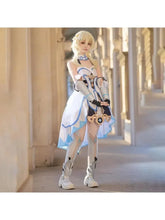 Load image into Gallery viewer, Genshin Impact Game Lumine Cosplay Costumes Halloween Carnival Party Clothes for Women Girls Cute Dress Suit Wig Full Sets
