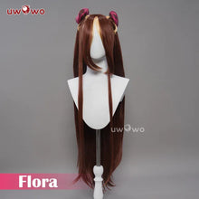 Load image into Gallery viewer, UWOWO Cosplay Flora Wig Fairy Wings Cosplay Wigs Long Brown Hair
