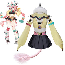 Load image into Gallery viewer, Genshin Impact Varesa Cosplay Costume Wig Skirt Headwear Tail Natlan Collective of Plenty Halloween Party for Women Girls
