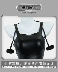 Game NieR:Automata A2 Cosplay Costume Wig Sexy Black Battle Suit For Women Girl Handsome Halloween Party A2 Role Play Outfit
