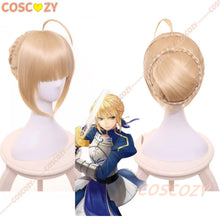 Load image into Gallery viewer, Fate Stay Night Saber Cosplay Costumes Wig Japanese Anime Sailor Uniforms Women Cosplay Dress Halloween Party Clothing Set
