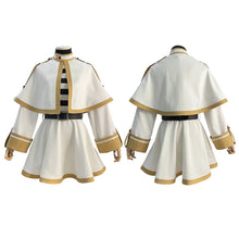 Load image into Gallery viewer, HOLOUN Frieren Beyond Journey&#39;s End Anime Frieren Cosplay Costume Shawl Cloak Dress Wig Grey Ponytail Rose Net Christmas
