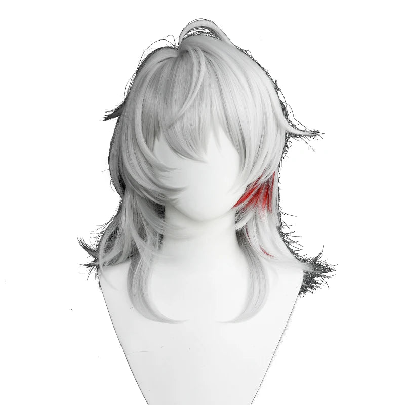 UWOWO Zani Wig Game Wuthering Waves WuWa Zani Cosplay Wig Middle Silver Hair