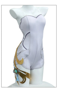 Frostflower Dew Shenhe Cosplay Costume Genshin Impact Adult Uniform Wig Anime Halloween Costumes Women Game Character Outfit