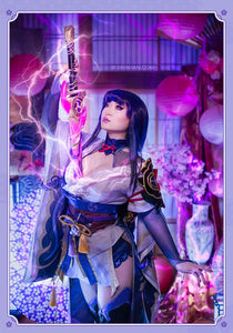 IN STOCK Raiden Shogun Baal Cosplay Game Genshin Impact Cosplay Costume DokiDoki-SR Shogun Baal Costume Raiden Ei Halloween