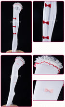 Load image into Gallery viewer, IN STOCK UWOWO Game Arknights Goldenglow Susie Party in the Garden Cosplay Costume with Bow Maid dress Pink Halloween costume
