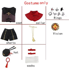 Load image into Gallery viewer, Hutao Cosplay Femme Halloween Costume Anime Clothes For Women Disfraz Mujer Adulta For Adults Ropa Para Hu Tao  outfits
