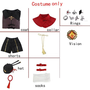 Hutao Cosplay Femme Halloween Costume Anime Clothes For Women Disfraz Mujer Adulta For Adults Ropa Para Hu Tao  outfits