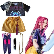 Load image into Gallery viewer, Cosplay  Costume for Children Girls Halloween Carnival Party Role Playing Dress Outfits Xmas kids Gifts
