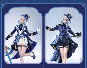 IN STOCK Furina Splash Art Focalors Cosplay Costume Game Genshin Impact【S-2XL】DokiDoki-SR Halloween Focalors Cosplay Hat