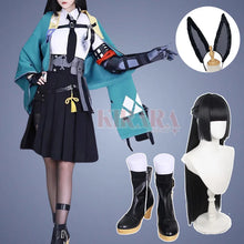 Load image into Gallery viewer, Hoshimi Miyabi Cosplay Costume Wig Black Hair Game Zenless Zone Cosplay Shoes Boots Anime Events Role Play Women Outfits
