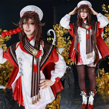 Load image into Gallery viewer, Hutao Cosplay Costume Game Genshin Impact New Skin Cherries Snow-Laden  Hutao Cosplay Costume Plus Size

