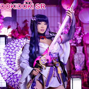 IN STOCK Raiden Shogun Baal Cosplay Game Genshin Impact Cosplay Costume DokiDoki-SR Shogun Baal Costume Raiden Ei Halloween