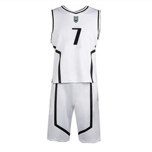 Load image into Gallery viewer, Anime Blue Lock Cosplay Nagi Seishiro Costume White Black Jersey Football Jumpsuit Bodysuit Halloween Carnival Party Clothes
