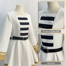 Load image into Gallery viewer, HOLOUN Frieren Beyond Journey&#39;s End Anime Frieren Cosplay Costume Shawl Cloak Dress Wig Grey Ponytail Rose Net Christmas
