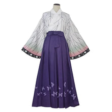 Load image into Gallery viewer, 2025  Kamado Tanjirou Nezuko Kochou Shinobu Tomioka Giyuu Kanroji Mitsuri Tsuyuri Kanao Cosplay Kostuum Kimono Jurk Anime Pak
