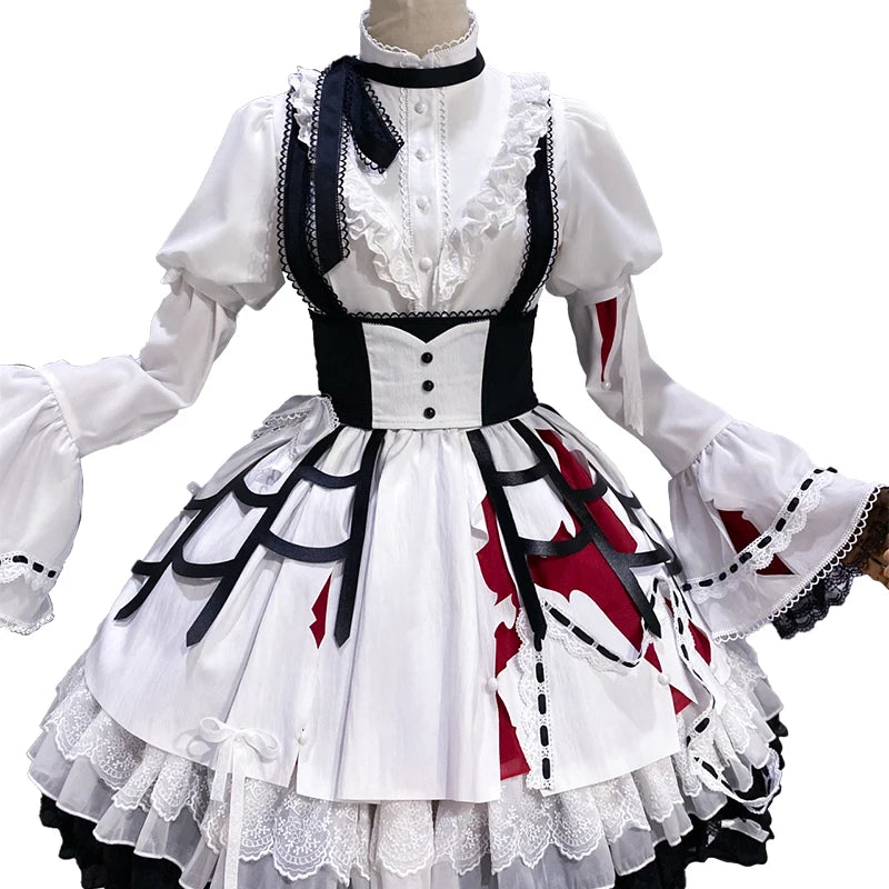 UWOWO Mizukii Collab Series: Project Sekaii Akiyamaa Mizukii mizuu5 Cosplay Costume Maid Dress Halloween Costumes