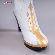 Load image into Gallery viewer, UWOWO Game Genshin Impact Jean Shoes Cosplay The rigorous Dandelion Knight Cosplay Shoe Foot Boots
