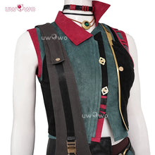 Load image into Gallery viewer, UWOWO Jinx Cosplay Collab Series: Game LOL Arcane S2 Powder/Jinx Buns Hair Alternative Universe AU Cosplay Costume Halloween cos
