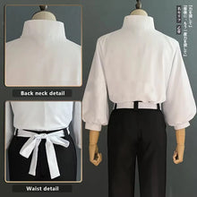 Load image into Gallery viewer, HOLOUN Jujutsu JJK Manga Anime Yuta Okkotsu Cosplay Costume Wig Jacket Black Pants Uniform Rose Net Synthetic Halloween
