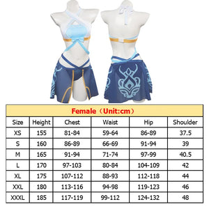 Ganyu Hutao Wanderer Nilou Yae Miko Keqing Swimsuit Cosplay Genshin Impact Costume Women Bikini Outfits Halloween Carnival Suit