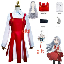 Load image into Gallery viewer, Eri Cosplay Costume Anime Boku No Season4 Cosplay School Uniform Dress Outfit Halloween Costume Wig Horn Socks Campus Festival
