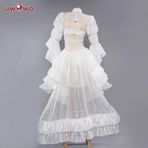 In Stock UWOWO Nier: Automata Yorha 2B Cosplay Costume Black/White Wedding Dress Bride Halloween Costume Outdoor Dress For Women