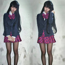 Load image into Gallery viewer, Halloween Anime Komi Can&#39;t Communicate Shouko Komi Cosplay Costume Shirt Tie Short Skirt Wig Set High School Women Uniform
