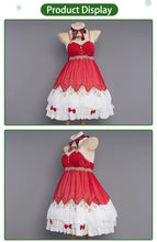 Load image into Gallery viewer, LAST BATCH  UWOWO Traveler Lumine Cosplay Costume Genshin Impact Cosplay Fanart: Christmas Costume Halloween Outfit Full Set
