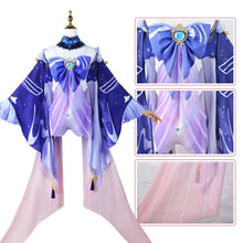 Load image into Gallery viewer, Genshin Impact Cosplay Sangonomiya Kokomi Game Cosplay Costumes Wig Shoes Hat Anime Suits Halloween Party Disfraz Mujer Women

