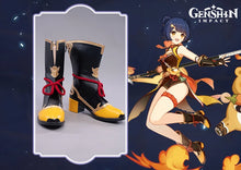 Load image into Gallery viewer, UWOWO Game Genshin Impact Xiangling Exquisite Delicacy Cosplay Cuisine Shoes Customize  Boots

