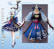 Load image into Gallery viewer, LAST BATCH UWOWO Ayaka Cosplay Game Genshin Impact Cosplay Kamisato Ayaka Dress Costume Halloween Costumes Carnival Outfit
