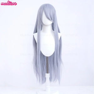 High Quality Anime 100Cm Long Staight Cosplay Wig Black White Red Pink Brown Gold Blue Blonde Purple Heat Resistant Hair Wigs