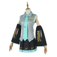Load image into Gallery viewer, Anime Miku Cosplay Costume Miku Japan Maid May Output Dress Suit Headwear Wig Halloween Costume For Women Girl Adult
