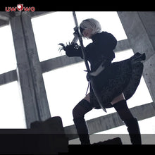 Load image into Gallery viewer, IN STOCK UWOWO Nierr:Automataa Yorhaa 2B Cosplay Game Costume Luxurious No.2 Type B Base 2B New Custom-Made Halloween Costumes
