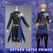 Load image into Gallery viewer, LAST BATCH UWOWO Aether Cosplay Exclusive Genshin Impact Cosplay Abyss Prince Aether Costume Traveler Aether&amp;Lumine Halloween
