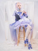 Load image into Gallery viewer, 【Wetrose】In Stock Kokomi Maid Cosplay Costume Genshin Impact Artist&#39;s Exclusive Fanart Sangonomiya Dress Set Wig Halloween Xmas
