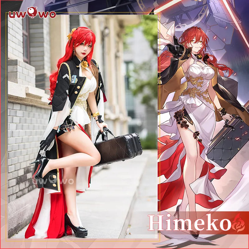 Himeko Cosplay Honkai Star Rail Cosplay Himeko Costume スターレイル Cosplay Outfit Halloween Costumes Women Dress