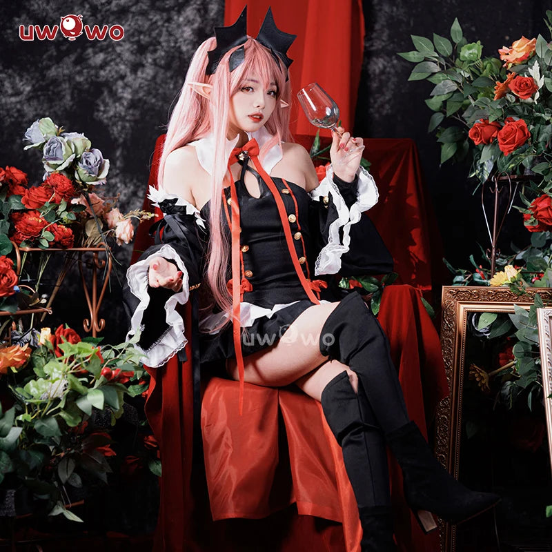 UWOWO Seraph Of The End Cosplay Krul Tepes Cosplay Costume Halloween Costume Full Set