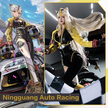 Load image into Gallery viewer, LAST BATCH UWOWO Genshin Impact Fanart Ningguang Auto Racing Suit Cosplay Costume
