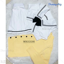Load image into Gallery viewer, Anime You and ME and Her: A Love Story Muko Aoi MIYUKI Cosplay Costume Girl Shirt Skirt Sweater JK Uniform Halloween Costume
