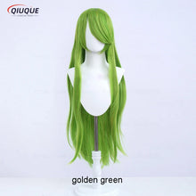 Load image into Gallery viewer, 73 Colors 100cm Long Straight Cosplay Wig Anime Compatible Universal Omopinenet Heat Resistant Synthetic Hair Wigs + Wig Cap
