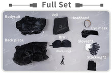 Load image into Gallery viewer, IN STOCK UWOWO Nierr: Automataa 2B Cosplay Black/White Wedding Dress Bride Halloween Christmas Cosplay Costume
